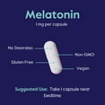 thumbnail image 6 of Bestvite Melatonin 1 mg (240 Vegetarian Capsules) - No Stearates - No Sucralose, No Dextrose, No Silicon Dioxide, No Mannitol - Vegan - Non-GMO - Gluten-Free, 6 of 7