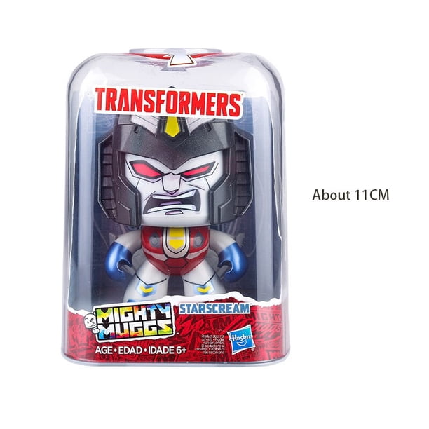 Hasbro Transformers Optimus Prime Bumblebee StarScream Megatron Face changing Action Figures doll Collection Kids Toy GiftsAbout 11CM Gong Bohan LED