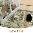 thumbnail image 4 of Cydiria Vintage Boho Traditional Oriental Faux Wool Area Rug, 6' x 9', Brown, 4 of 7