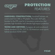 TSG Gravity Snowboard Ski Helmet, Hardshell, ABS, EPS, Different Sizes & Colors