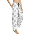 thumbnail image 2 of Naloa Turtle Print Women’s Ultra-Soft Comfy Pajama Lounge Pants with Pockets & Drawstring, 2 of 8