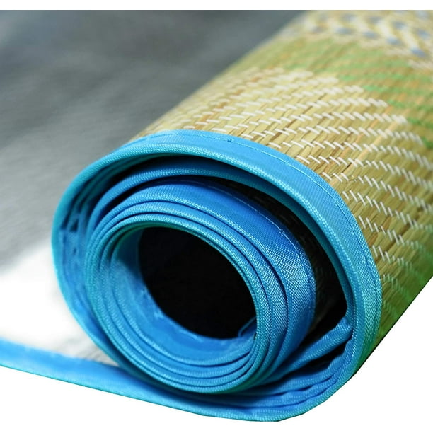 Straw beach mat large new arrivals