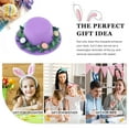 thumbnail image 5 of OAVQHLG3B Easter Decoration New Easter Party Headdress Hat Children Adult Easter Dress Hat Hairpin, 5 of 6