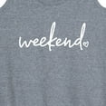 thumbnail image 3 of Instant Message - Weekend Heart - Women's Racerback Tank Top, 3 of 6