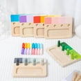 thumbnail image 1 of Dalazy 6 Pieces Color Resemblance Sorting Task Devlopment Toy for Exercise, 1 of 9
