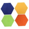 thumbnail image 4 of unbranded  4 Pcs Message Board Wall Bulletin Hexagon Felt Fabric Memory Office, 4 of 8