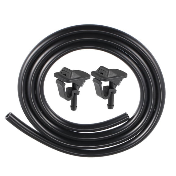 Unique Bargains 1 Set Car Windshield Washer Nozzle for Jeep Wrangler 02-12 with Water Pipe No.55156728AB/55156728AA