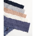 thumbnail image 3 of Calzones Tanga de Encaje Elástico para Mujer Lucky Brand Paquete de 5, 3 of 6