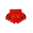 thumbnail image 4 of iiniim Kids Boys Shorts Boxer Bottoms Kickboxing Trunks Trainning Activewear A Red S, 4 of 5