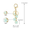 thumbnail image 4 of Cute Keychain Initial Keychain Key Chain A Girls Women Key Chain Purse Charm Backpack Charm, 4 of 4