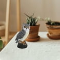 thumbnail image 4 of MRLESS Resin Owl Statue Fake Owl Sculpture Lifelike Realistic Owl Figurine Outdoor Owl Decoration For Garden Yard Courtyard And Porch Decor, 4 of 6