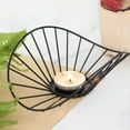 thumbnail image 4 of unbranded 2Ud Velas De Hierro Negro Con Geométrico Para De Y Hogar, 4 of 8