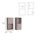 thumbnail image 3 of TUHOME Oba Medicine Cabinet Beige Engineered Wood, 3 of 6