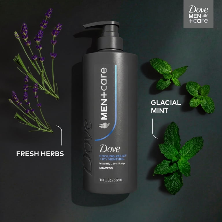 Dove Men+Care Shampoo for Instantly Cools Scalp Cooling Relief