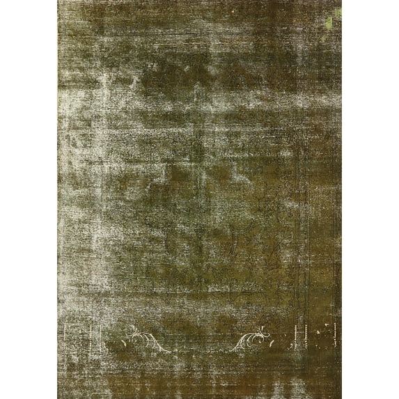 Ahgly Company Indoor Rectangle Mid-Century Modern Bakers Brown Oriental Area Rugs, 3' x 5'