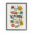 thumbnail image 2 of Stupell Industries Organize Your Kitchen Inspirational Vintage Comic Book Word Design Framed Wall Art by Ester Kay, 2 of 5