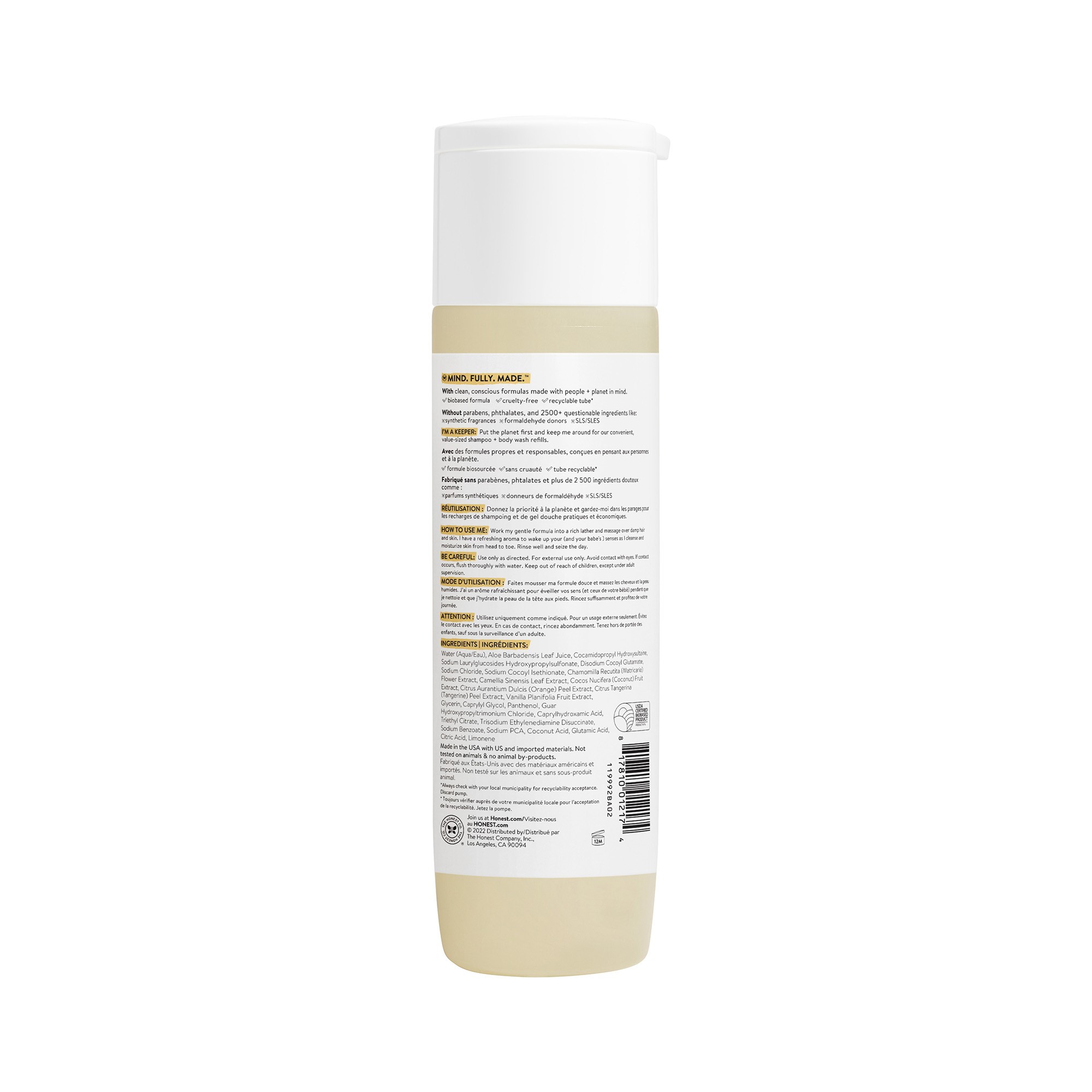 Honest 2-in-1 Shampoo And Body Wash, Citrus Vanilla, 10 fl oz photo 8