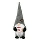 thumbnail image 1 of Monstrate Muñeca sin rostro de Rudolf, decoración elegante, con exquisita mano de obra artística, muñeca de pie de poliéster Decoración del hogar estilo de sombrero gris, 1 of 6