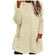 thumbnail image 4 of Pntutb Blusa de manga larga cálida con bolsillo sólido suelto para otoño e invierno con cuello redondo para mujer Pntutb Pntutb-6949, 4 of 7