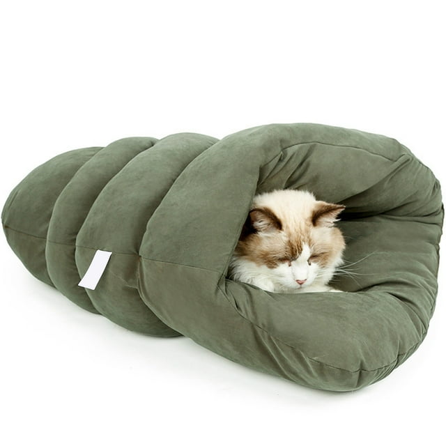 Cat Sleeping Cave Snail Shape Kitten Nest Bed Cozy Kitten Bed Cat Sleeping Bag