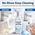 thumbnail image 2 of Scale Remover Bathroom Cleaner – 100/300ml No‑Rinse Foam Spray, Powerful Limescale Remover for Shower, Tiles, Glass, Stainless Steel & Natural Stone, 2 of 7