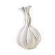 thumbnail image 5 of Jarrón de cerámica con flores, adorno de mesa, moderno y elegante jarrón decorativo para mesita de noche. Blanco, 5 of 9