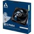 thumbnail image 6 of Arctic ACFAN00133A P12 PWM (Black/Transparent) - Pressure-optimised 120 mm Fan with PWM, 6 of 6