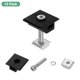 thumbnail image 4 of Uxcell 6Pcs Abrazaderas de Montaje para Panel Solar Clips T 30mm Aluminio para RVs Negro, 4 of 6