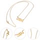 thumbnail image 3 of KAKOWELY Cadena de clavícula sencilla y moderna, collar digital creativo, collar novedoso, cadena para el cuello, 3 of 5