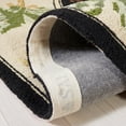 thumbnail image 5 of SAFAVIEH Chelsea Imani Palm Tree Pineapple Lovers Wool Runner Rug, Black/Ivory, 2'6" x 12', 5 of 9