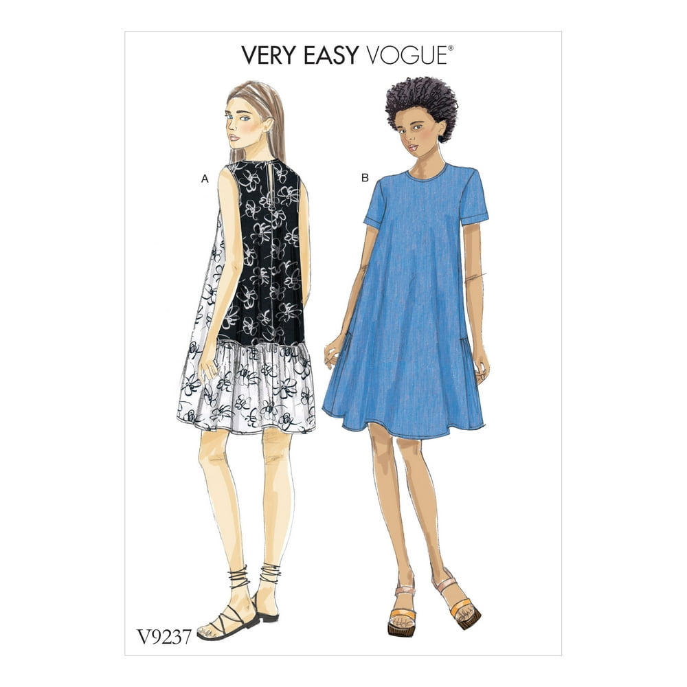 Vogue Pattern Vogue by McCall's Sewing Pattern Misses' DressesXSMSML
