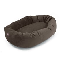 Majestic Pet Sonora Bagel Pet Bed for Dogs, Calming Dog Bed Washable, Chocolate, X-Large