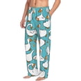 thumbnail image 6 of Hirioo Cartoon Funny Goose for Men's PJ Pajama Pants Sleep Pants Men's Home Trousers with Pockets,S-3XL-XX-Large, 6 of 6