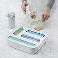 thumbnail image 3 of YouCopia® StoraBag™ Food Bag Dispenser, Freestanding 4-Slot Organizer for Kitchen Storage, 3 of 9