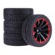 thumbnail image 4 of 4 Uds neumático de funcionamiento plano rueda de goma RC coche parte apto para 1/10 HSP HPI Redcat Tmvgtek juguetes de los niños, 4 of 6