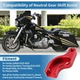 thumbnail image 2 of Asistente de Cambio de Marcha Neutral para Harley Davidson Touring 2018-2025 para Harley Softail 2018+ Soporte Auxiliar de Cambio Neutral 20% Más Fácil Rojo CNC, 2 of 7
