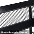 thumbnail image 4 of Tribesigns 5-Shelf Bookshelf with Metal Wire, Modern Industrial Bookcase Display Shelf Storage Organizer with Metal Frame for Home Office, 47.2 L x 9.4 D x 71 H (Black), 4 of 7