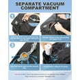 thumbnail image 5 of Travel Vacuum Backpack with Air Pump, Vacuum Seal Carry on Backpack for Airplanes for Women and Men, Black , 11.42 in. x 5.90 in. 16.54 in, 5 of 10