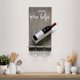 thumbnail image 2 of Estante de pared de madera Elegant Designs HG1016-RGY para botellas, 2 of 7