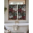 thumbnail image 4 of Western Boho Bathroom Window Curtain, Farmhouse Country Rustic Chic Wild Nature Cabin Deer Light Filtering Coffee Kitchen Curtains, Bedroom Living Room Curtains 2 Panel 84"x54", 4 of 6