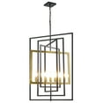 thumbnail image 2 of LovingAHome 7-Light Lantern Tiered Pendant Light Rustic Industrial Kitchen Island Lighting Fixtures,Black&Gold, 2 of 8