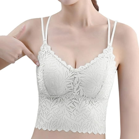 

2DXuixsh M & D 0048 Full Body Women Bra Lace Comfortable Breathable Soft Tube Top Beauty Back No Steel Ring Bra Vest Tummy Compression Garment Women White One Size