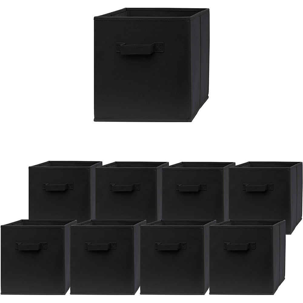 Pomatree Storage Cubes 9 Pack Durable and Sturdy Storage Bins with
