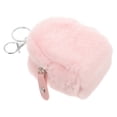 thumbnail image 1 of Lindo bolso de peluche para niña, pequeño bolso de peluche, bolso de peluche portátil con llavero, 1 of 8