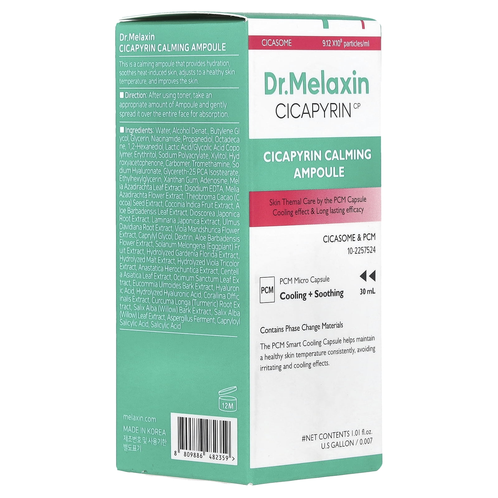 Dr.Melaxin Cicapyrin Calming Ampoule , 1.01 fl oz (30 ml