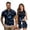 Blue Butterfly, variant on Uorisanigo Silver Glitter Couple Matching Outfit Golf Shirts for Men Short Sleeve Dry Fit Lightweight Collared Tops and Womens Golf Dress with Shorts Sleeveless Workout Dresses