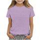 thumbnail image 1 of Top de Manga Larga de la Moda de los Niños de Color Sólido Cuello Redondo Suelto Y Casual Tops para el Uso Casual Diario, Interior, Regreso a Casa, Fiestas de Cumpleaños, Vacaciones, Fotografía, 1 of 5