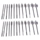 thumbnail image 1 of Juego de Brocas de Pala Plana de 26 Piezas Juego de Brocas de Metal Accesorios de Herramienta de Carpintería con Vástago Hexagonal, 1 of 5