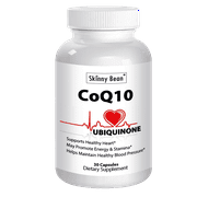 Skinny Bean | Top Rated COQ10 Now With Vegetarian Best Raw Powder Highest Vitamin For Heart Health