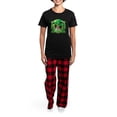 thumbnail image 4 of CafePress - Happy St Patricks Day Papill Women's Dark Pajamas - Women's Short Sleeve Print T-Shirt and Pants Dark Cotton Pajama Set, 4 of 7